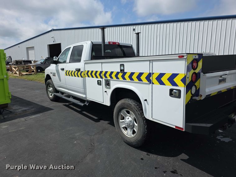 image for item DQ4535 2017 Dodge RAM 2500HD Crew Cab utility bed pickup truck