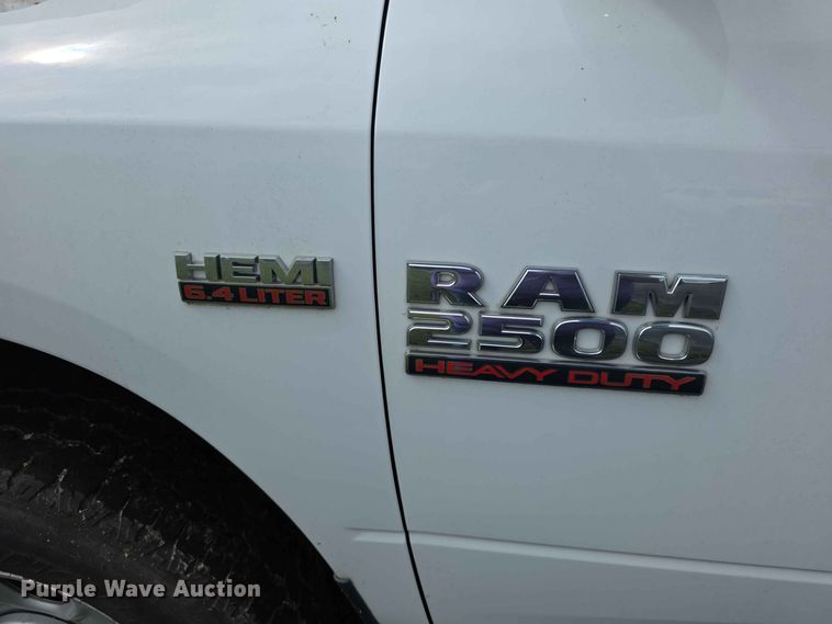 image for item DQ4535 2017 Dodge RAM 2500HD Crew Cab utility bed pickup truck