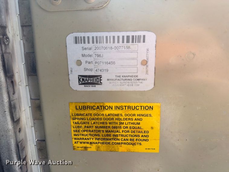 image for item DV7336 2008 Ford F350 Super Duty Ext. Cab utility bed pickup truck