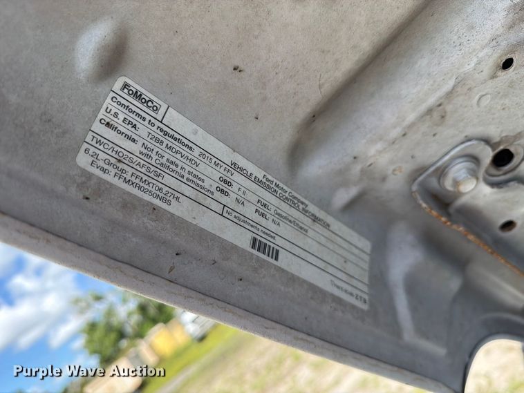 image for item DV7340 2015 Ford F250 Super Duty Ext. Cab pickup truck