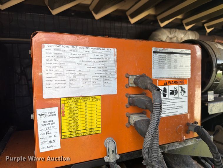 image for item DV7341 Generac SD060 generator