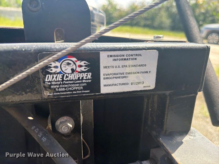 image for item DV7345 2013 Dixie Chopper Classic 3372HP ZTR lawn mower