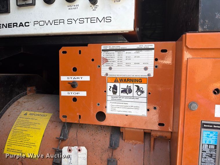 image for item DV7350 Generac SD060 generator
