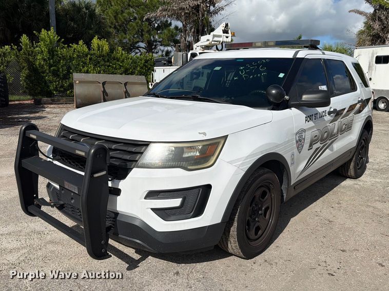 image for item DV7354 2016 Ford Explorer Police SUV