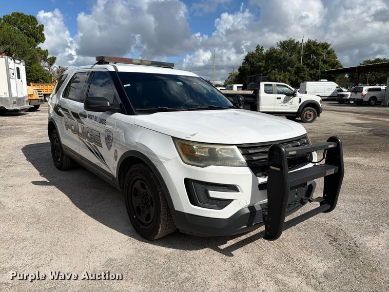 image for item DV7354 2016 Ford Explorer Police SUV