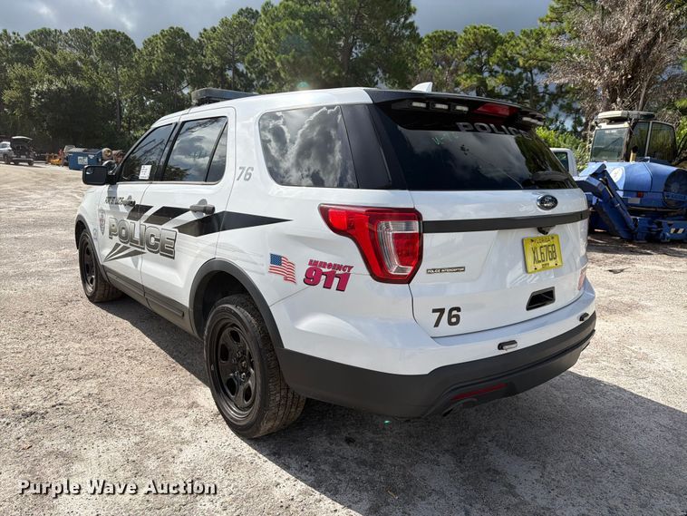 image for item DV7354 2016 Ford Explorer Police SUV