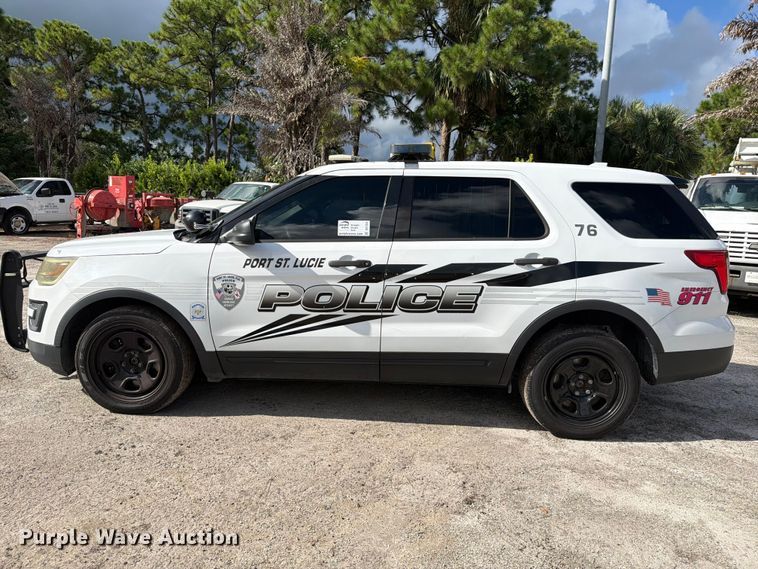 image for item DV7354 2016 Ford Explorer Police SUV