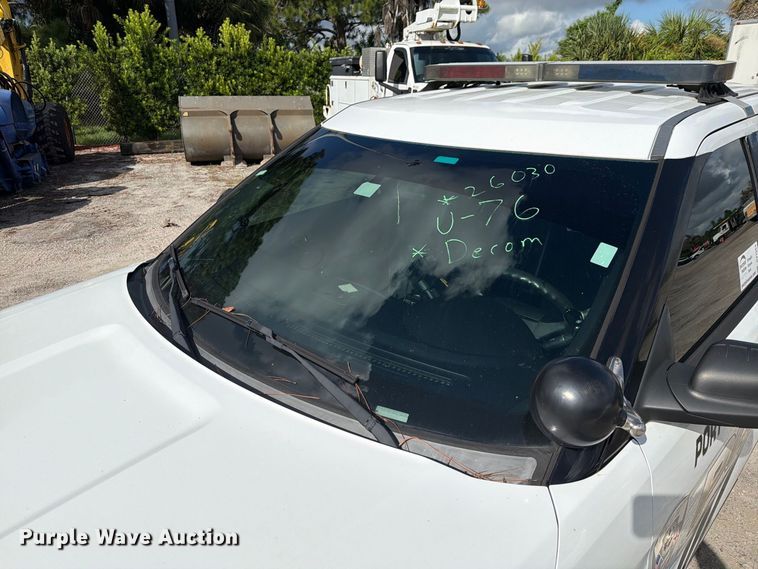 image for item DV7354 2016 Ford Explorer Police SUV