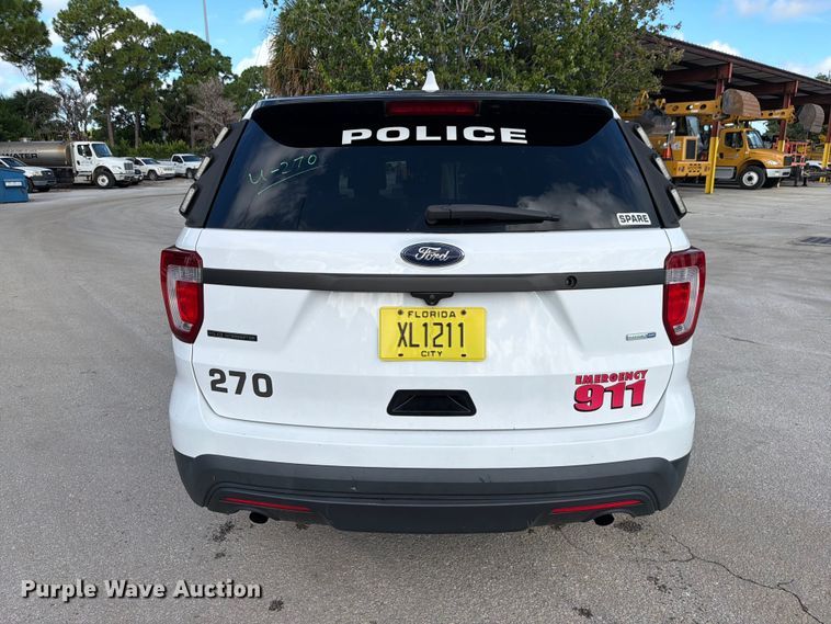 image for item DV7355 2017 Ford Explorer Police SUV