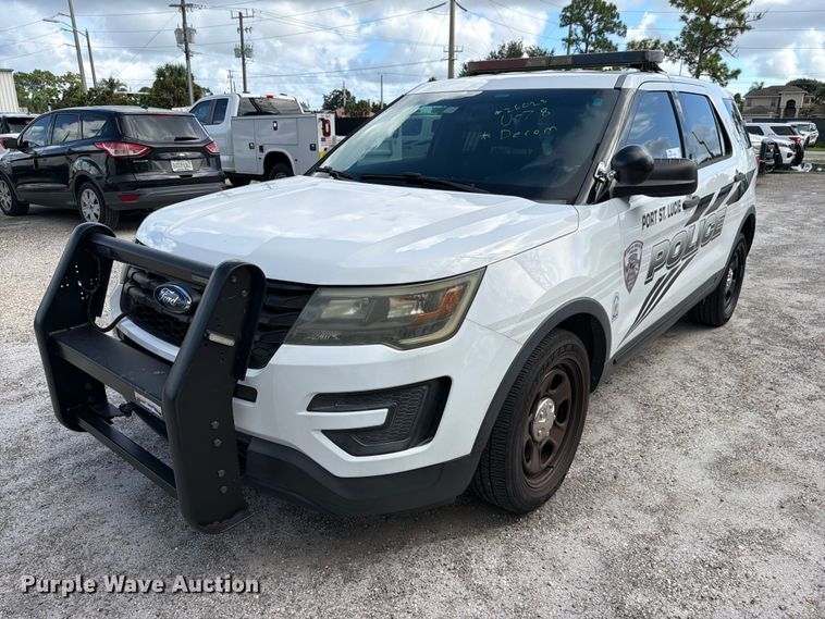 image for item DV7356 2016 Ford Explorer Police SUV