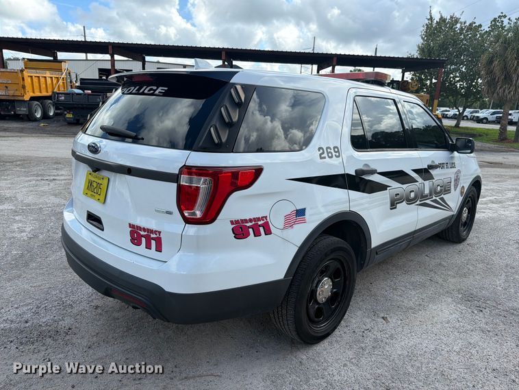 image for item DV7357 2017 Ford Explorer Police SUV