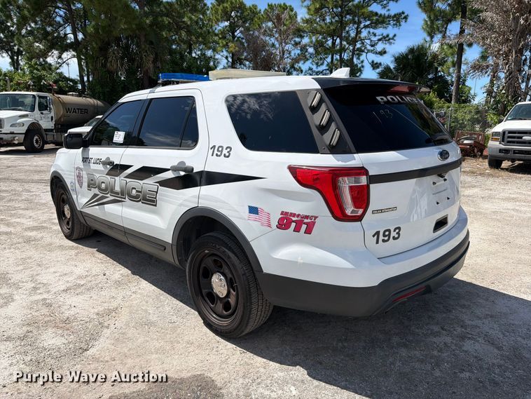 image for item DV7359 2017 Ford Explorer Police SUV