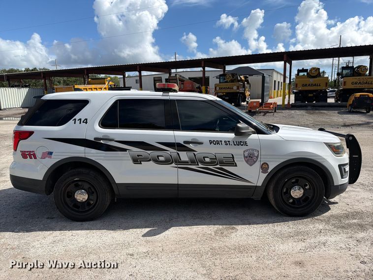 image for item DV7361 2018 Ford Explorer Police SUV
