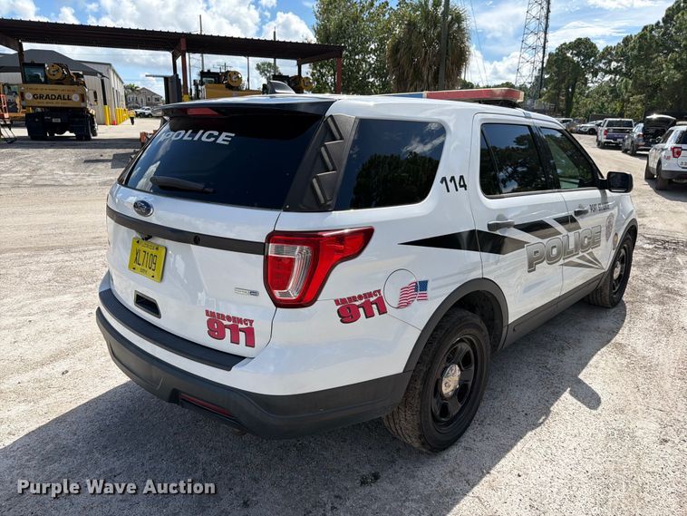 image for item DV7361 2018 Ford Explorer Police SUV