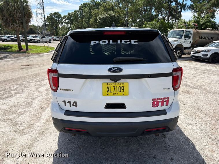 image for item DV7361 2018 Ford Explorer Police SUV