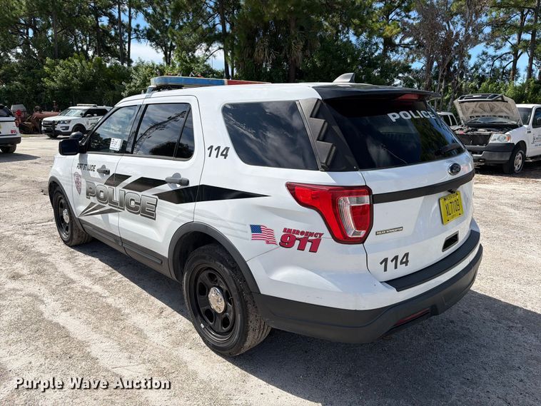 image for item DV7361 2018 Ford Explorer Police SUV