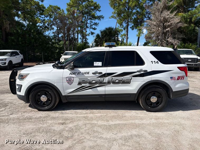 image for item DV7361 2018 Ford Explorer Police SUV