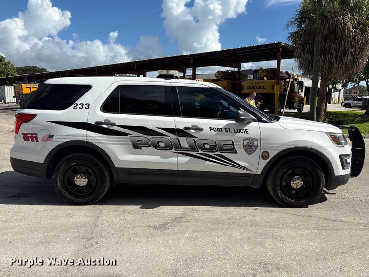 image for item DV7362 2018 Ford Explorer Police SUV