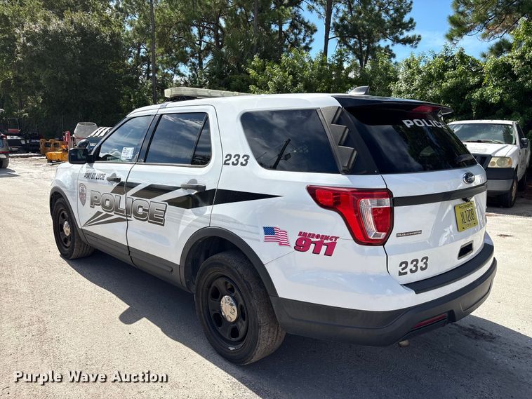 image for item DV7362 2018 Ford Explorer Police SUV