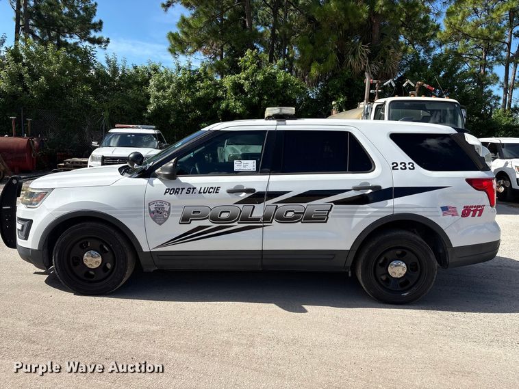 image for item DV7362 2018 Ford Explorer Police SUV