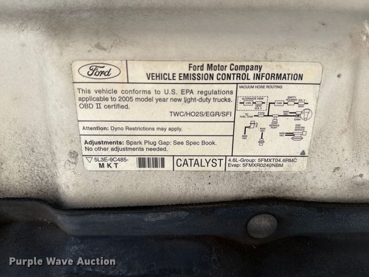 image for item DV7364 2005 Ford F-150 Ext. Cab pickup truck