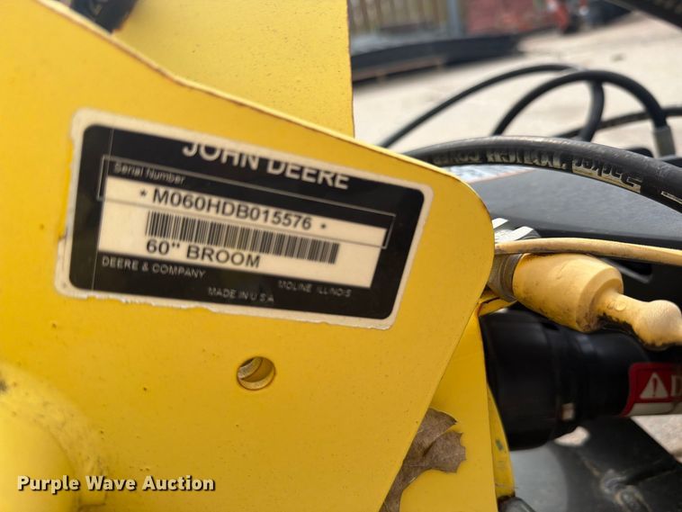 image for item DY3414 John Deere broom