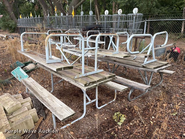image for item DY3429 (8) picnic tables and benches