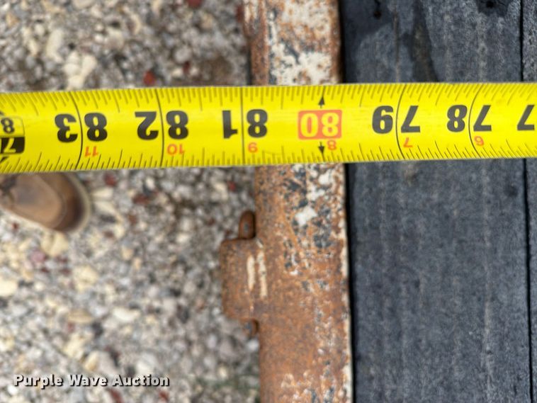 image for item DY3435 2001 Shop built tilt deck equipment trailer