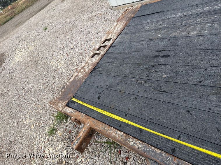 image for item DY3435 2001 Shop built tilt deck equipment trailer