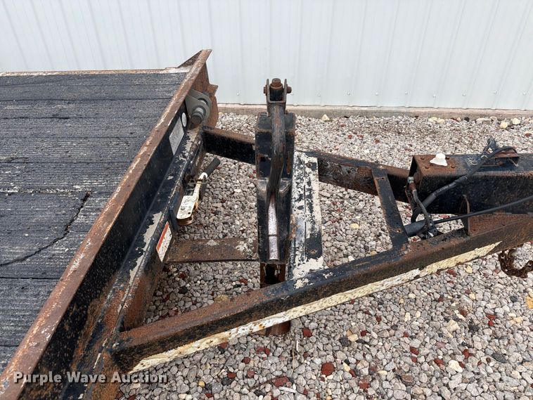 image for item DY3435 2001 Shop built tilt deck equipment trailer