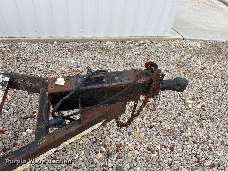image for item DY3435 2001 Shop built tilt deck equipment trailer