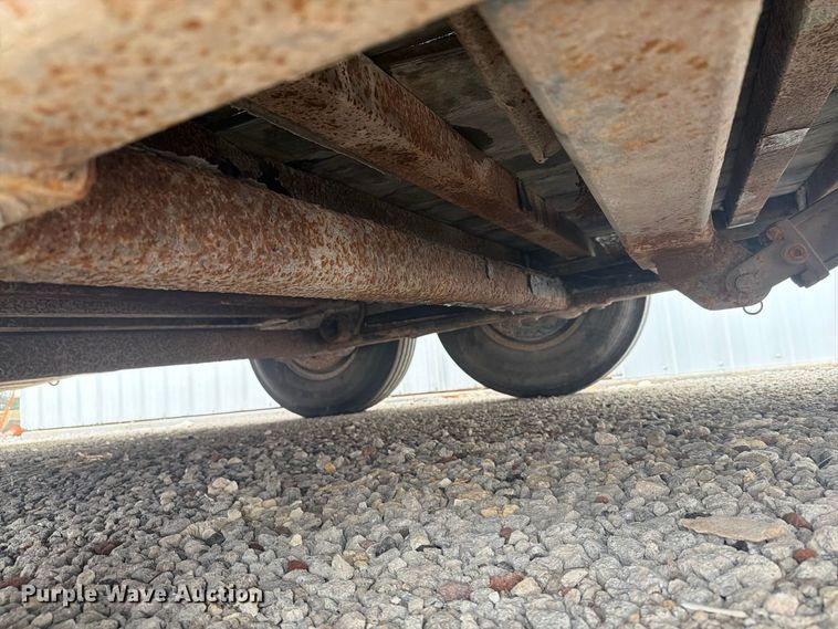 image for item DY3435 2001 Shop built tilt deck equipment trailer