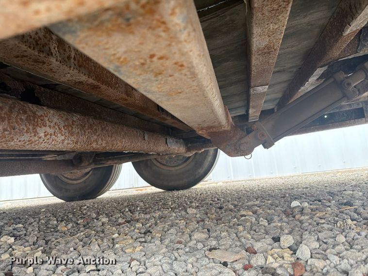image for item DY3435 2001 Shop built tilt deck equipment trailer