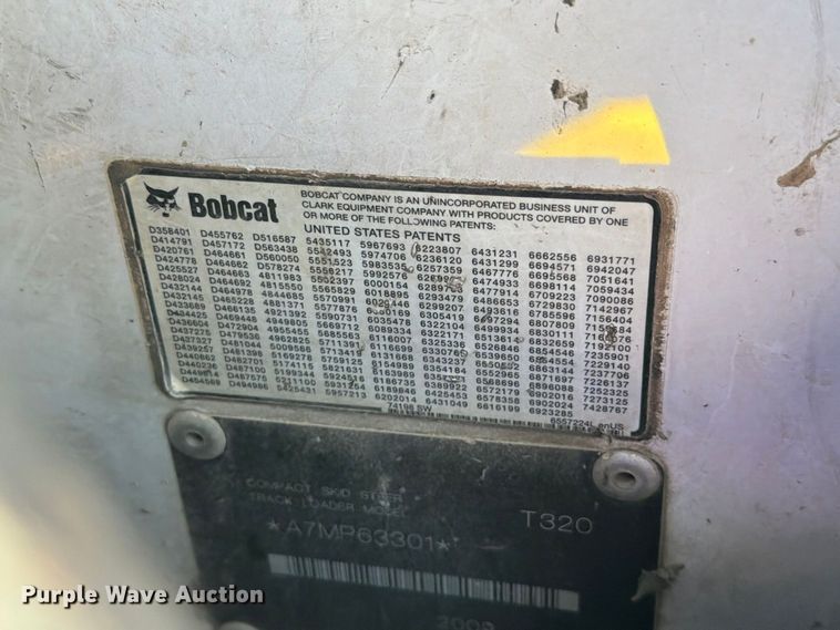 image for item DZ4749 2009 Bobcat T320 tracked skid steer loader