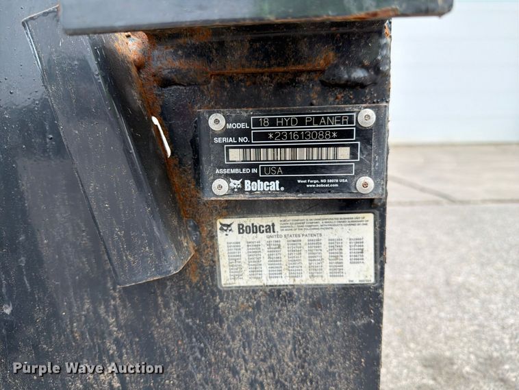 image for item DZ4764 Bobcat skid steer cold planer