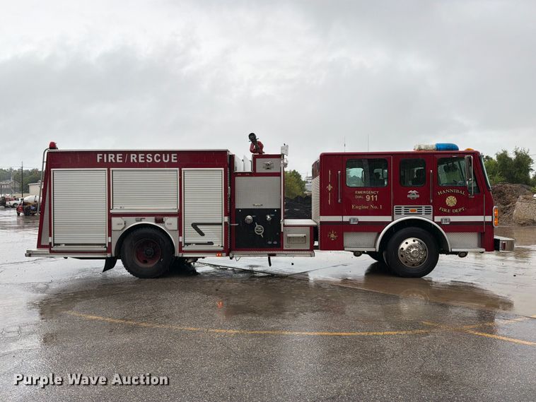 image for item DZ4774 2000 Freightliner American Lafrance pumper fire truck
