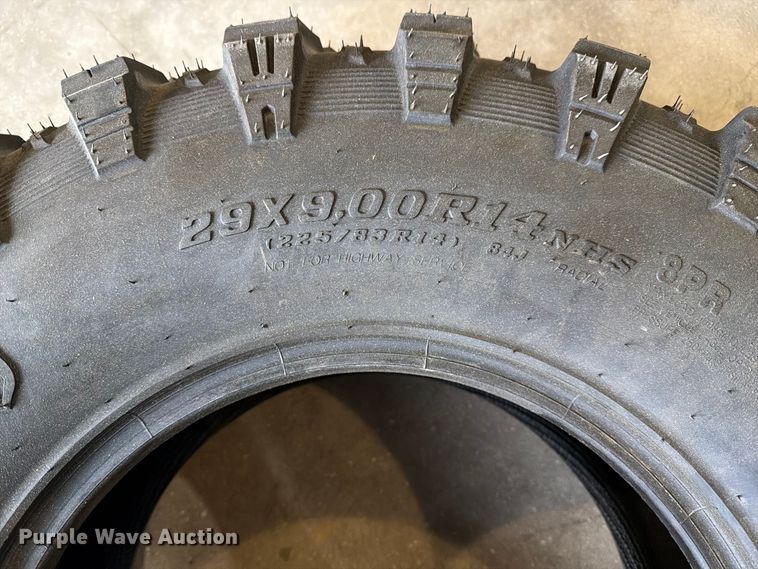 image for item DZ4775 (4) Pro Armor X-Terrain tires
