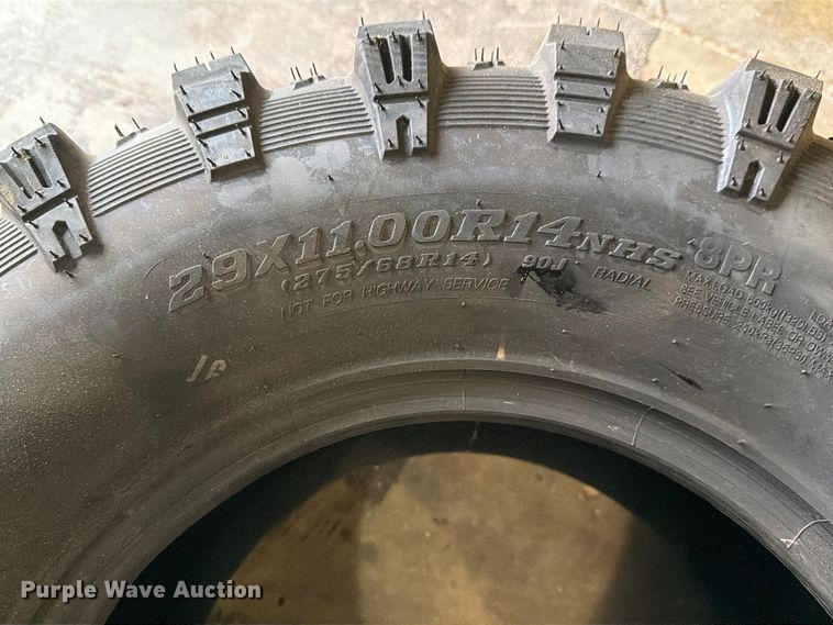 image for item DZ4775 (4) Pro Armor X-Terrain tires