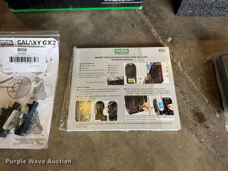 image for item DZ4777 MSA Galaxy GX2 gas test system