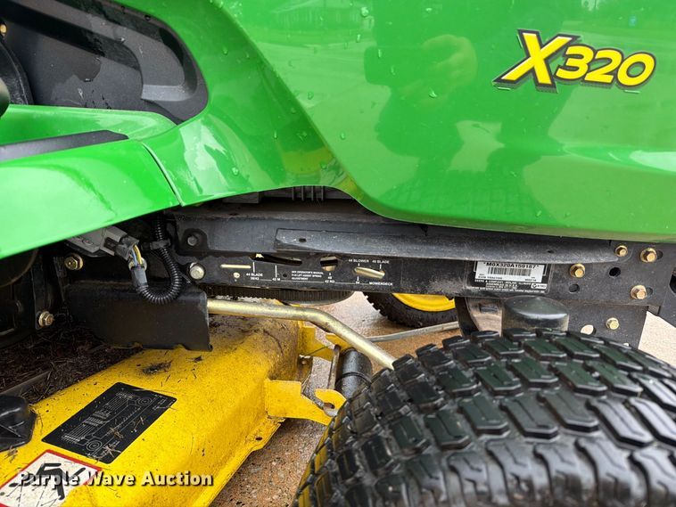 image for item DZ4780 2010 John Deere X320 lawn mower