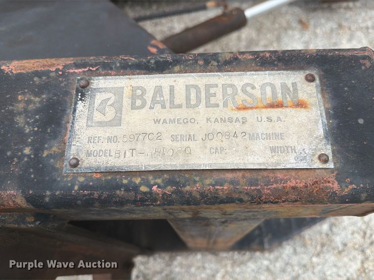 image for item DZ4878 Holms KH-320 wheel loader snow plow blade