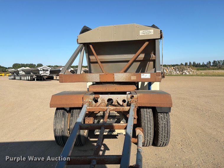 image for item EA0511 2014 Precisons bottom dump pup trailer  