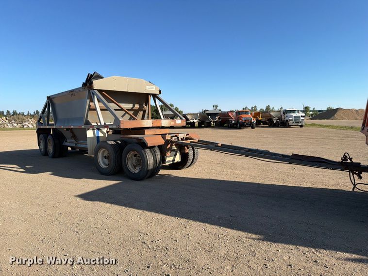 image for item EA0511 2014 Precisons bottom dump pup trailer  