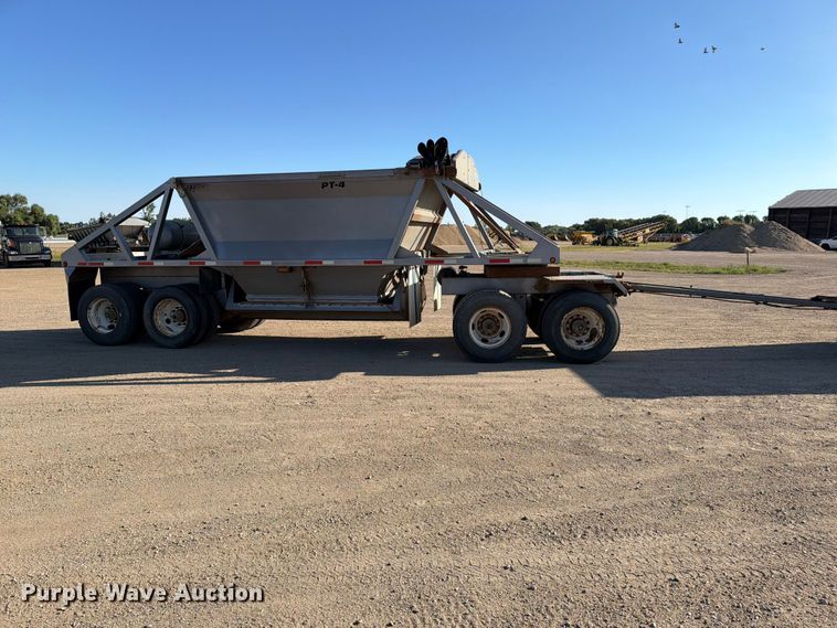 image for item EA0511 2014 Precisons bottom dump pup trailer  
