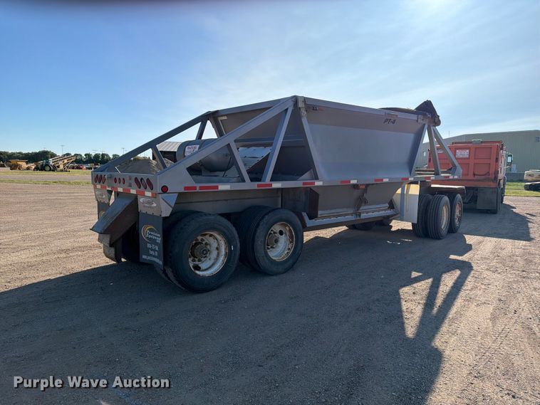 image for item EA0511 2014 Precisons bottom dump pup trailer  