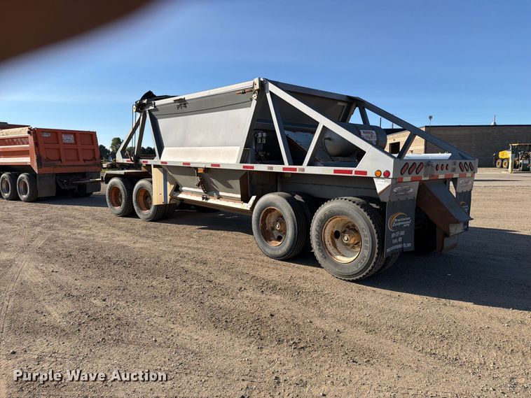 image for item EA0511 2014 Precisons bottom dump pup trailer  