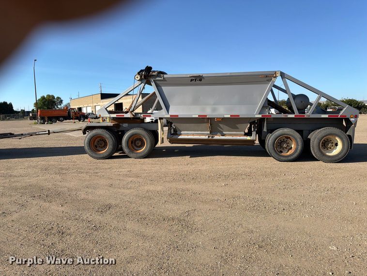 image for item EA0511 2014 Precisons bottom dump pup trailer  