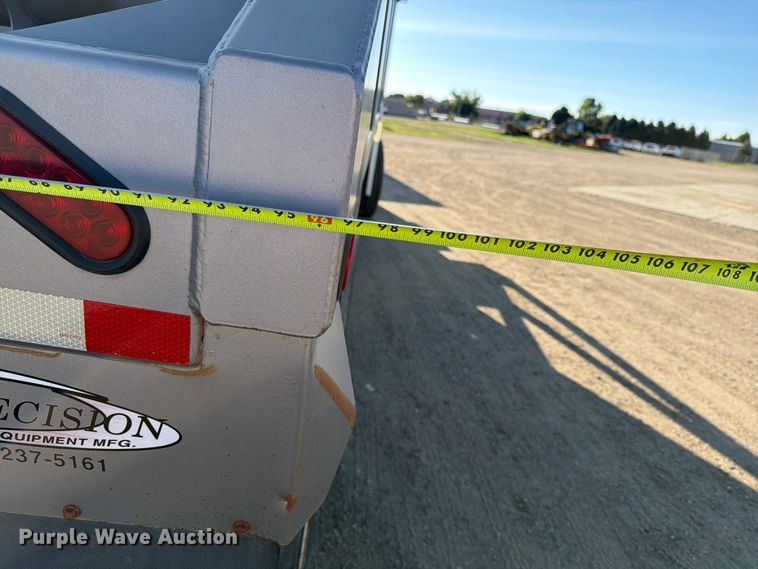 image for item EA0511 2014 Precisons bottom dump pup trailer  