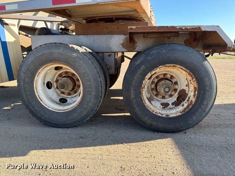 image for item EA0511 2014 Precisons bottom dump pup trailer  