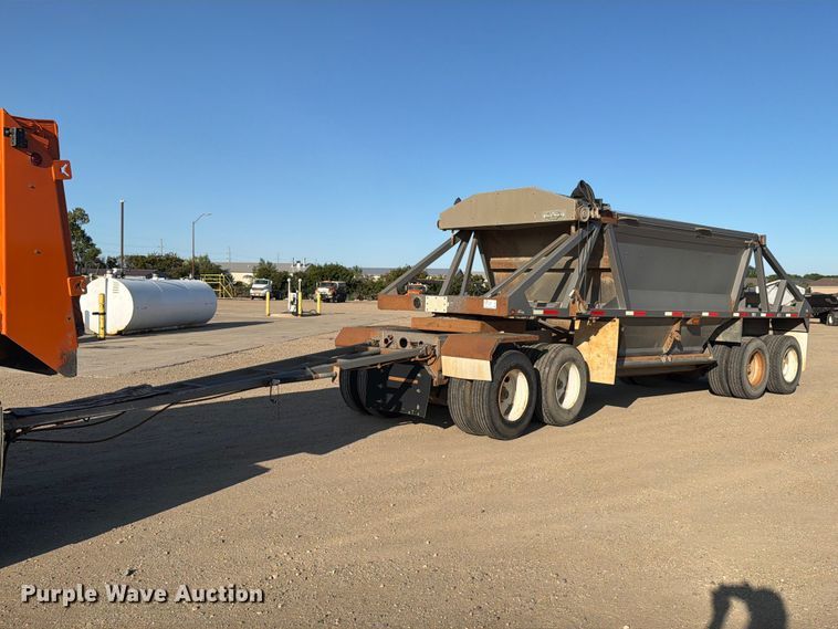 image for item EA0512 2014 Precisons bottom dump pup trailer  